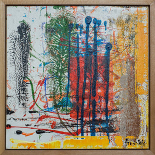 My life #1 (acrylic on canvas, 40cm/40cm) 