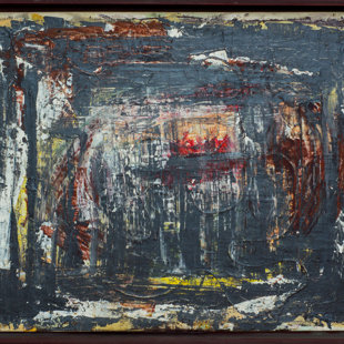 Deep inside ( acrylic on canvas, 51.5/40cm) 