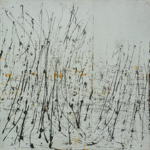 Hot rain ( acrylic on canvas, 40/40 cm) 